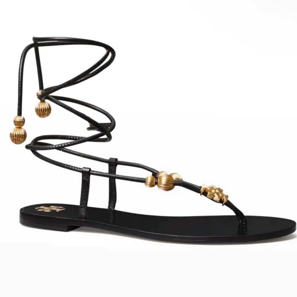Tory Burch lace up sandals